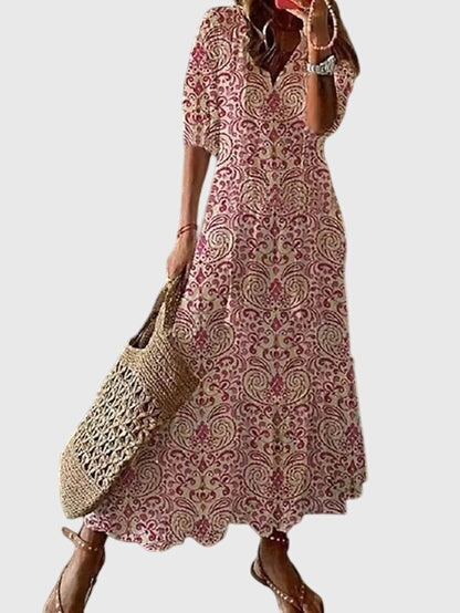 Amalia | Robe d'été vintage bohème