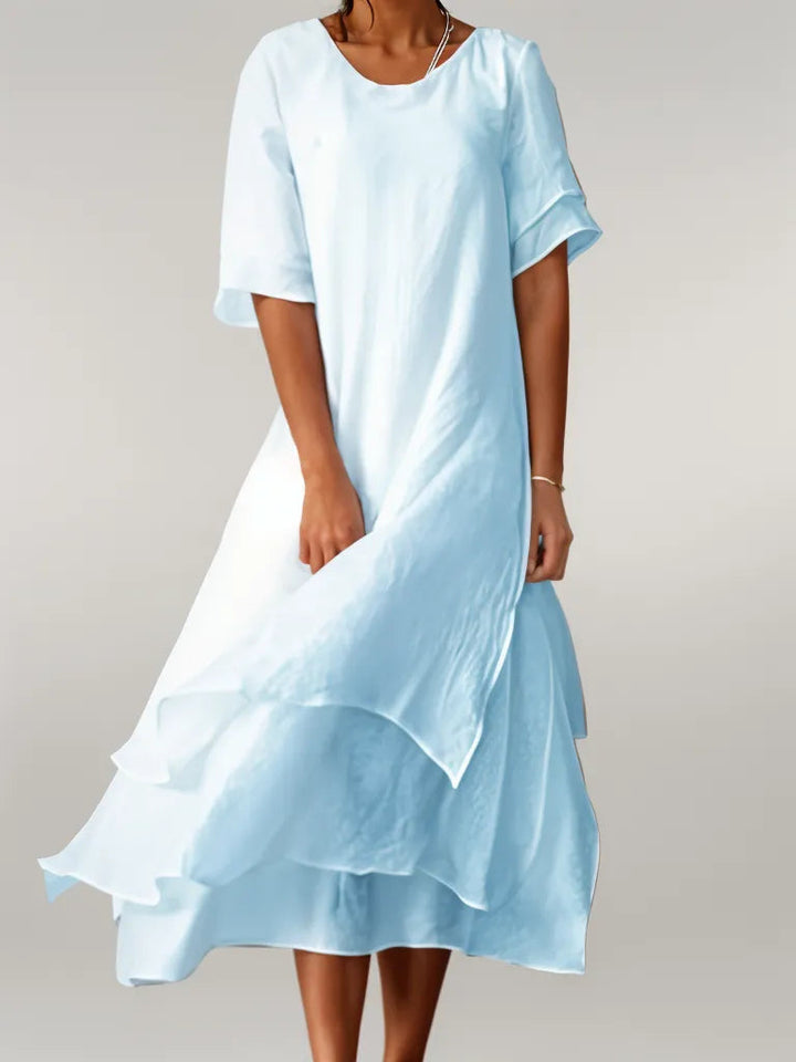 ELOISE | Robe Maxi en Coton Élégante
