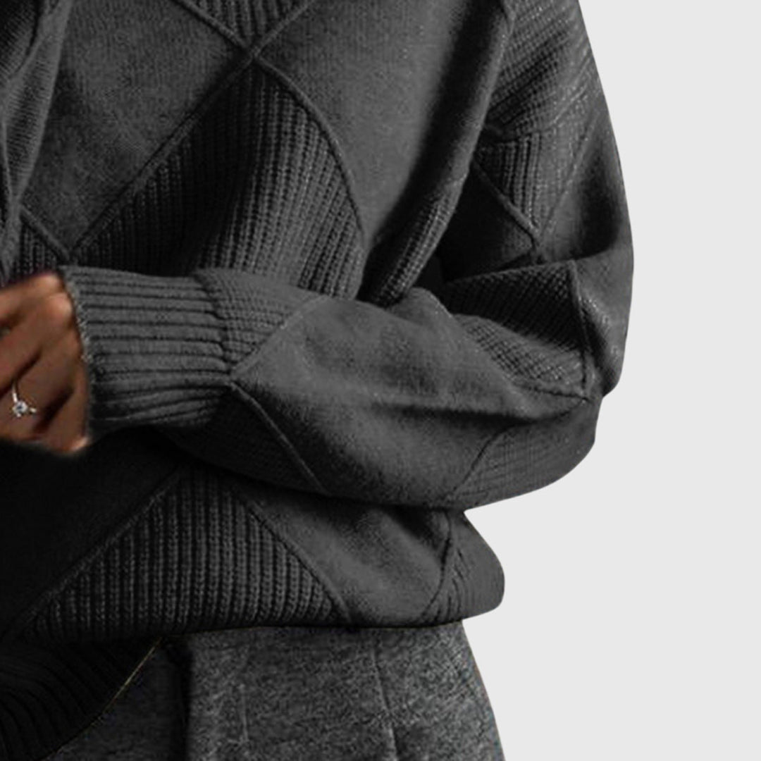 Angela™ - Pull Col Montant