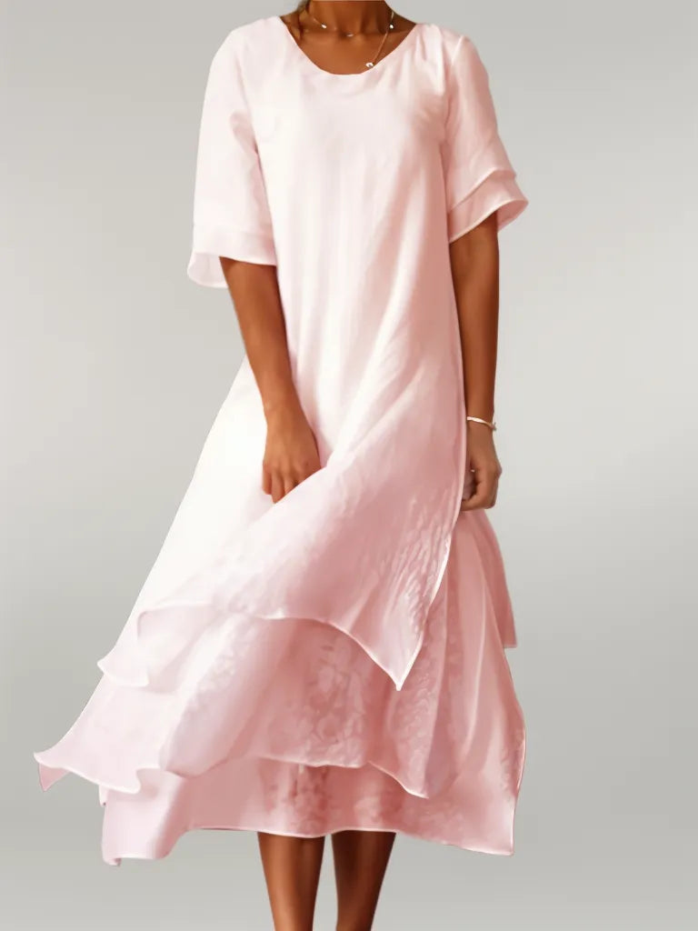 ELOISE | Robe Maxi en Coton Élégante