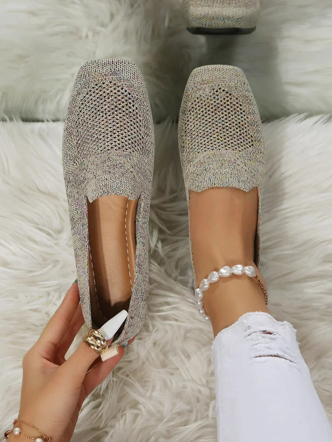 Adorables - Ballerines Orthopédiques Antidérapantes pour Femmes