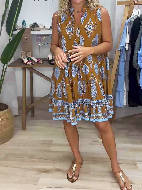 Anne | Robe Élégante à Col V