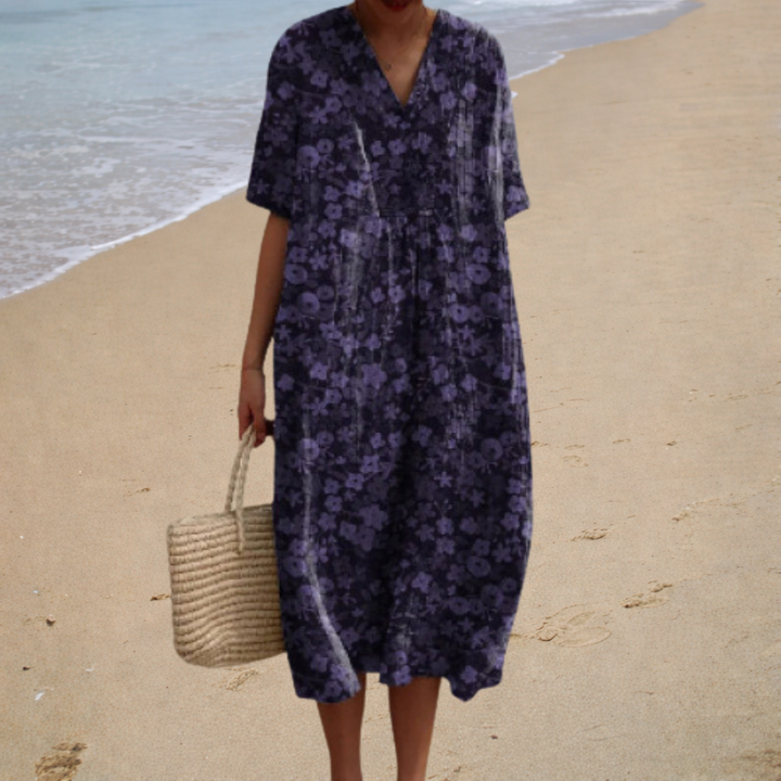 Adèle | Robe Longue Fleurie Douce
