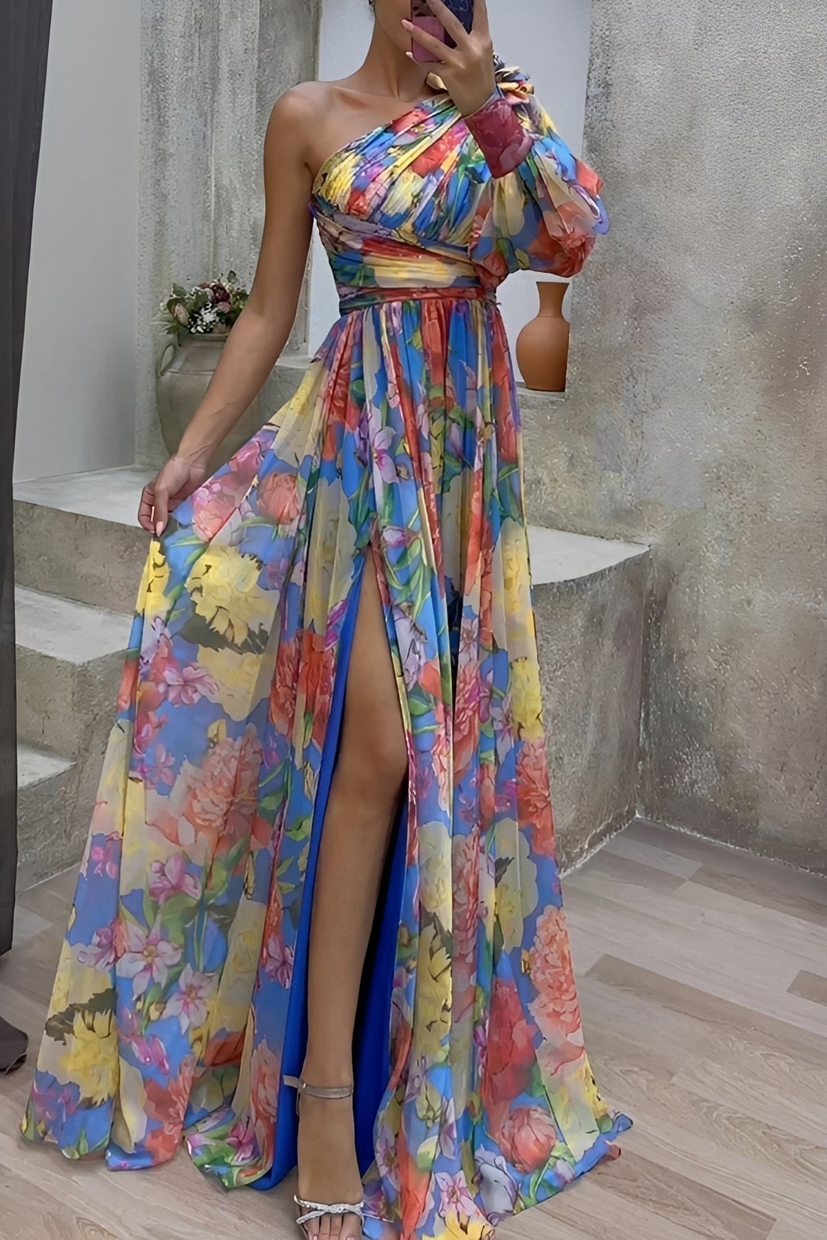 Katherine - Robe fluide à épaules dénudées pour femmes