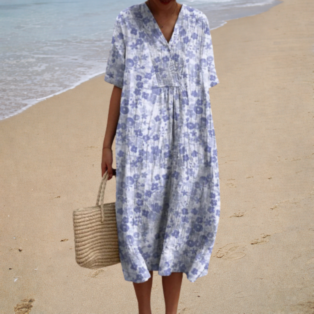 Adèle | Robe Longue Fleurie Douce