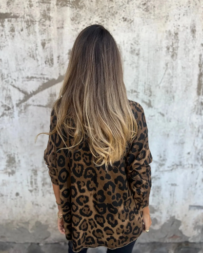 SERANA - BLOUSE IMPRIMÉE LÉOPARD