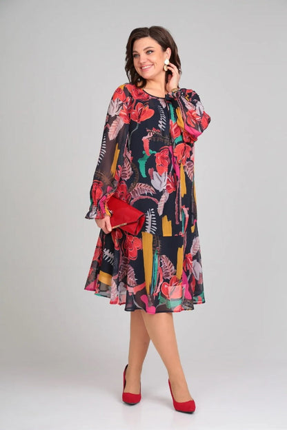 Manuelle™ | Robe florale fluide élégante féminine