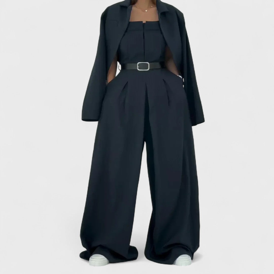 Eclat - Ensemble femme bustier + veste - Style élégant et moderne