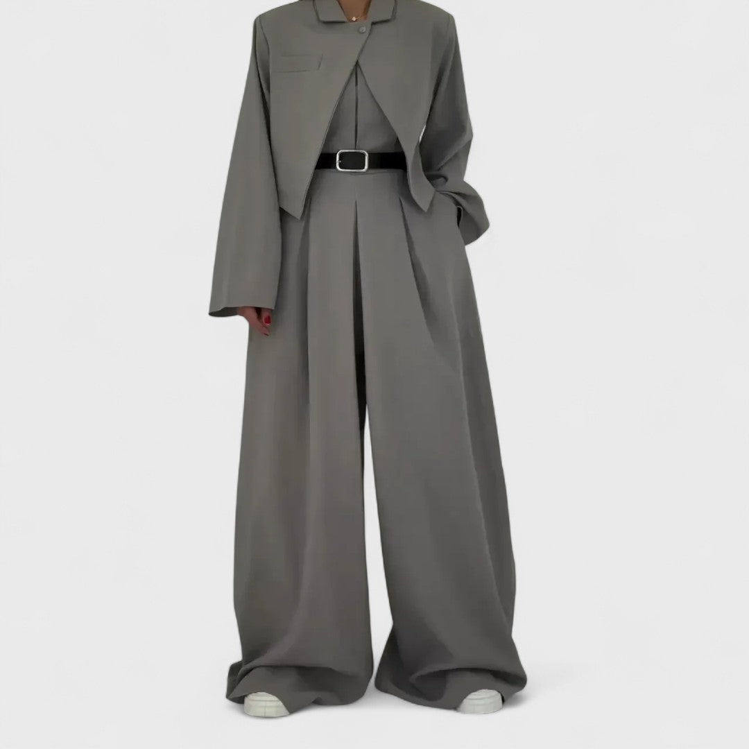 Eclat - Ensemble femme bustier + veste - Style élégant et moderne