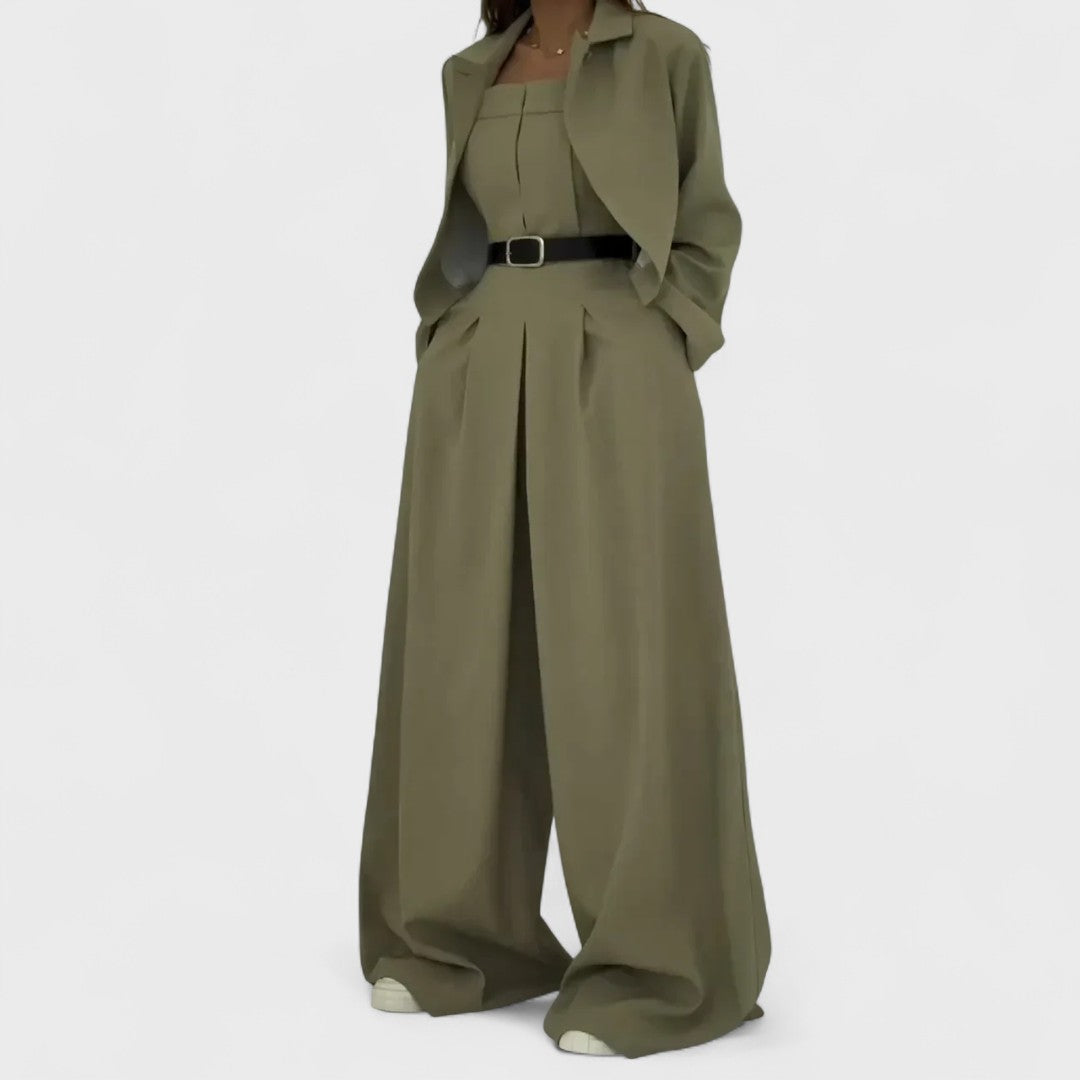 Eclat - Ensemble femme bustier + veste - Style élégant et moderne