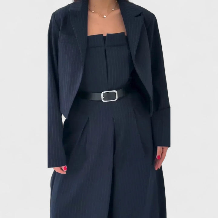 Eclat - Ensemble femme bustier + veste - Style élégant et moderne
