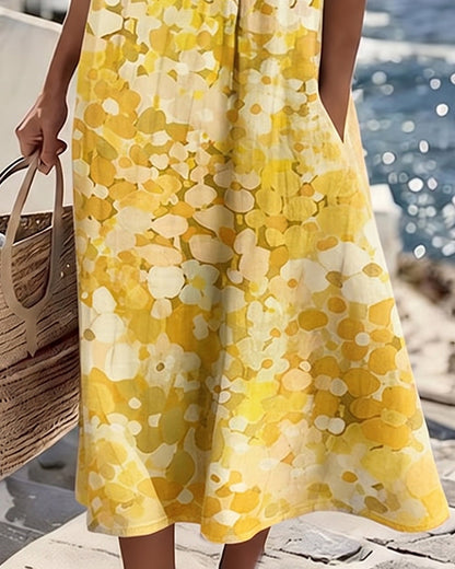Robe ample imprimée
