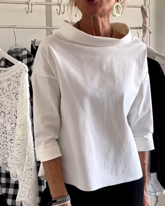 WIEBKE I BLOUSE CONFORTABLE À MANCHES 3/4