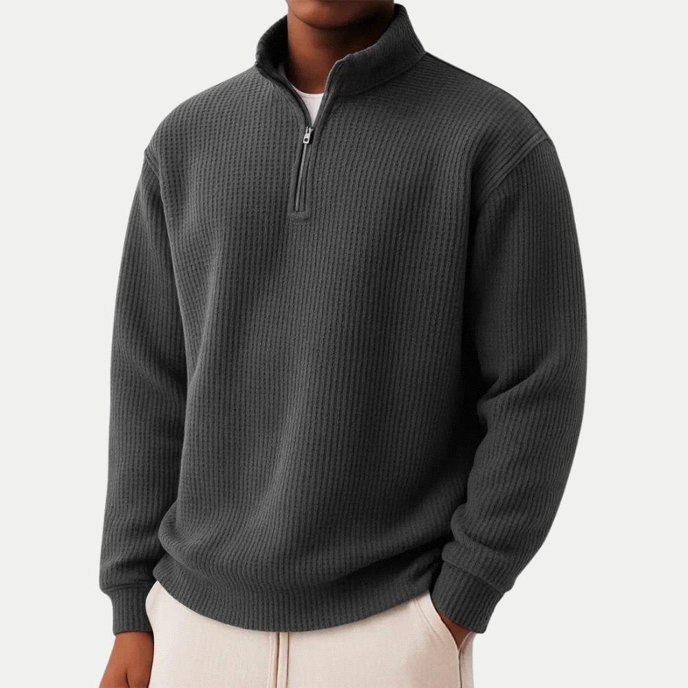 Dean™ | Pull zippé avec confort quotidien et style intemporel