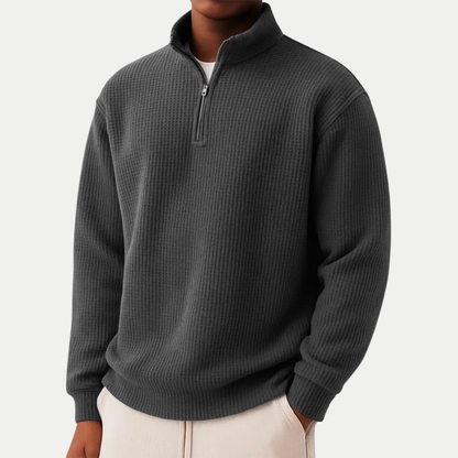 Dean™ | Pull zippé avec confort quotidien et style intemporel
