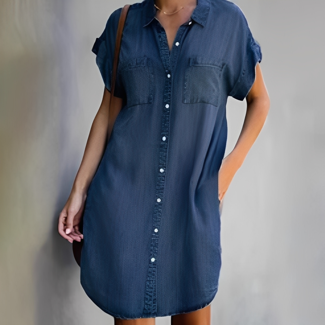 Camillyn - Robe en denim à la mode pour femmes