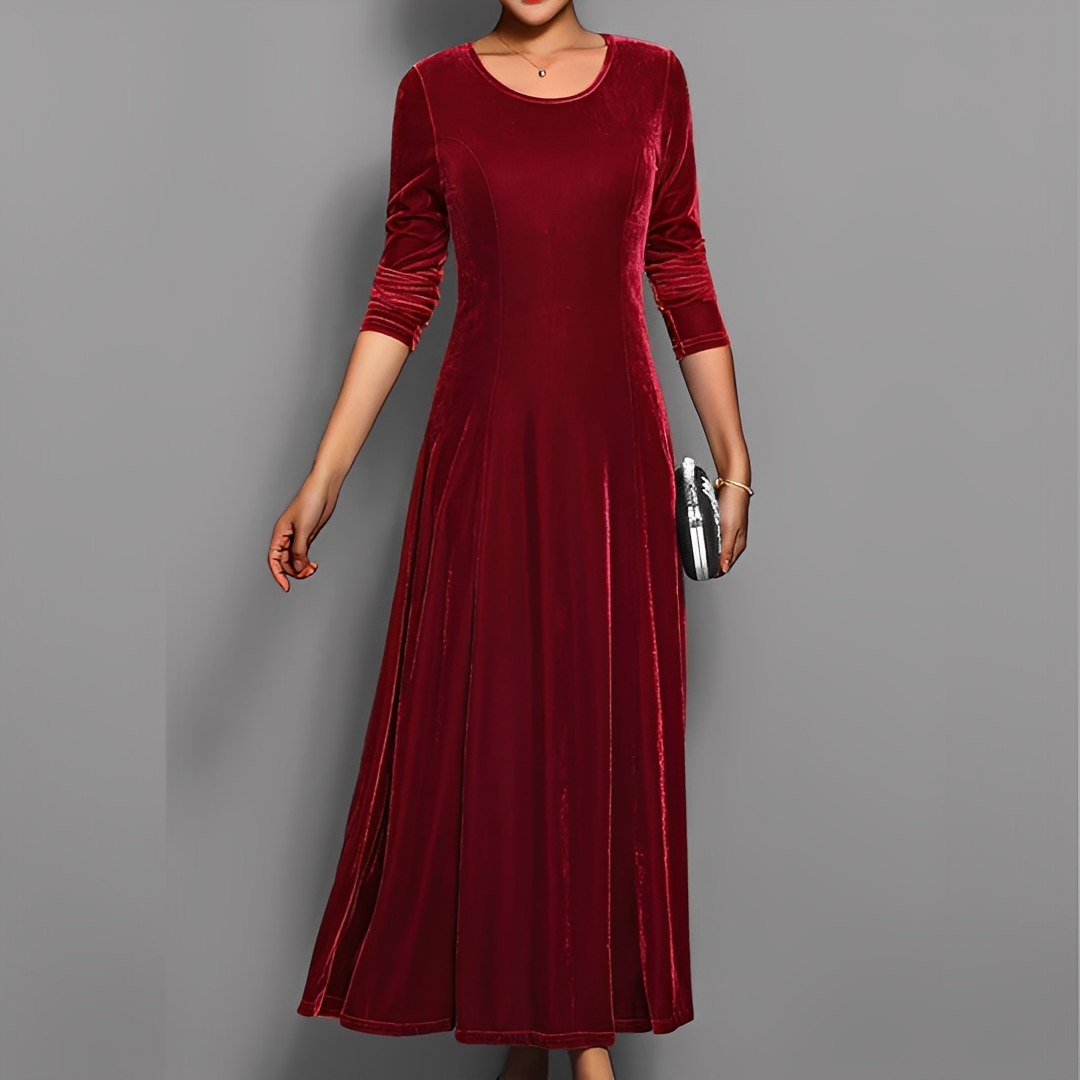 Mathilde - Robe élégante à manches longues pour femmes