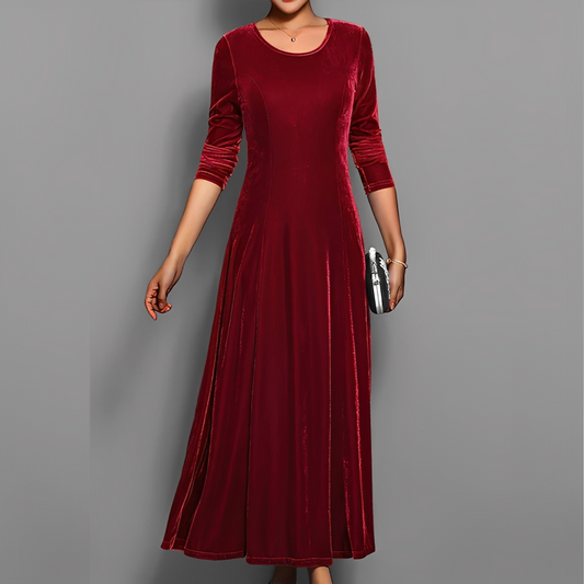 Mathilde - Robe élégante à manches longues pour femmes