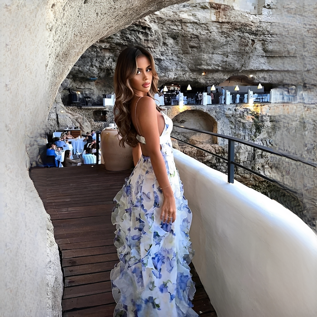 Dobilyn - Robe enchantée à fleurs pour femmes