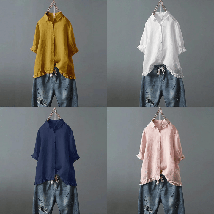 ANNA | Haut Ruffle Quotidien