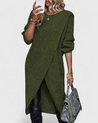 Zarymelle | Robe en Tricot Élégante