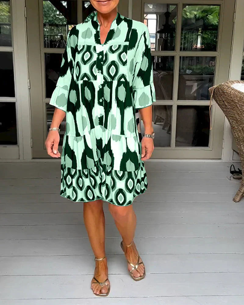 Talia - Robe Midi Imprimée