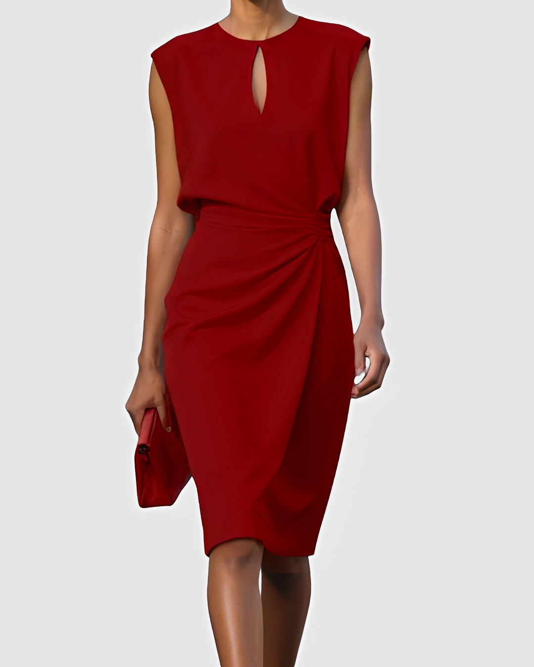 Ronna – Robe Élégante avec Détail Froncé