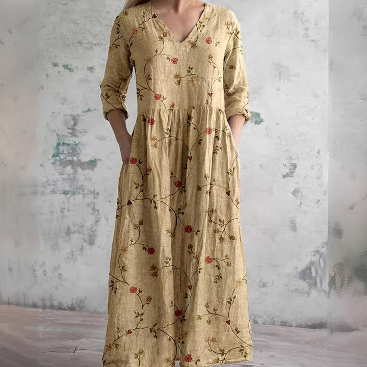 Tiffany - Robe élégante à imprimé pour femmes
