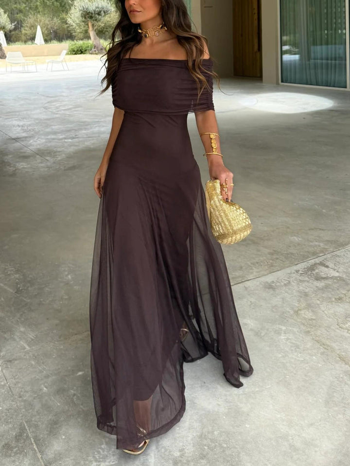 Camila | Robe Maxi en Maille Élégante