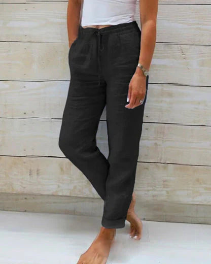 ZÉPHIE | PANTALONS À CORDON DE SERRAGE CONFORTABLES