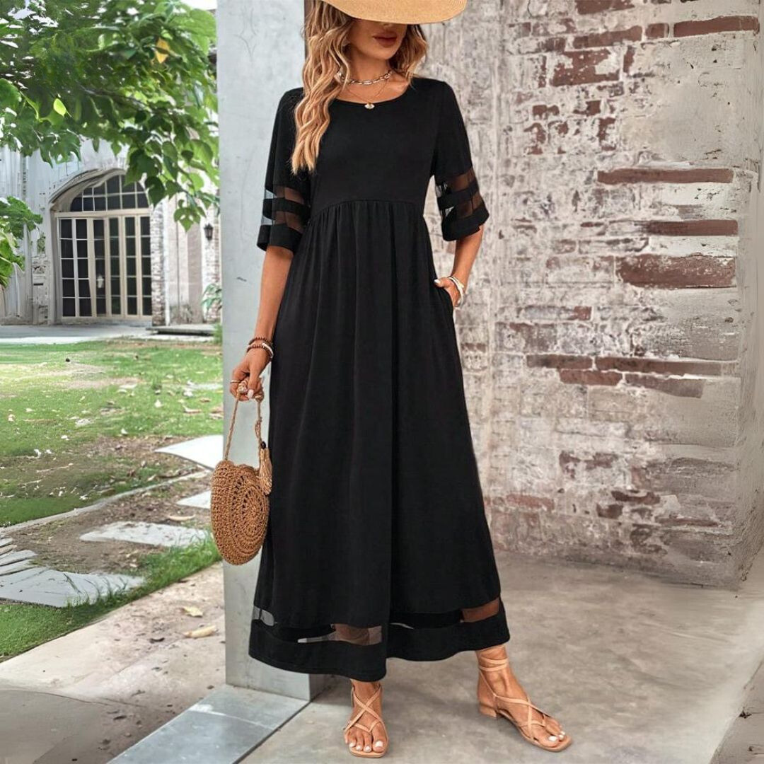 Amandine – Robe élégante, avec effet de camoufler le ventre