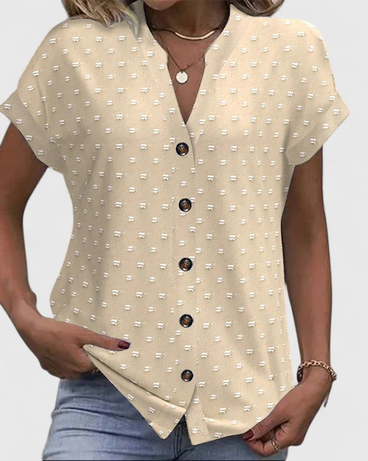 Miles | T-shirt V-Cou Confortable