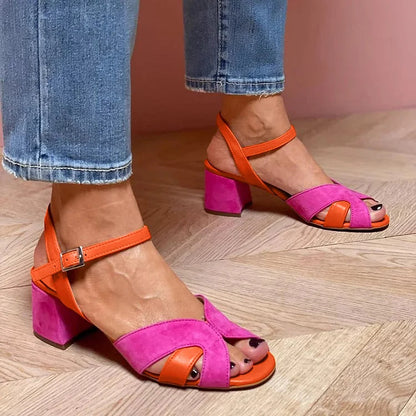 Ornella - Sandales en Velours de Luxe