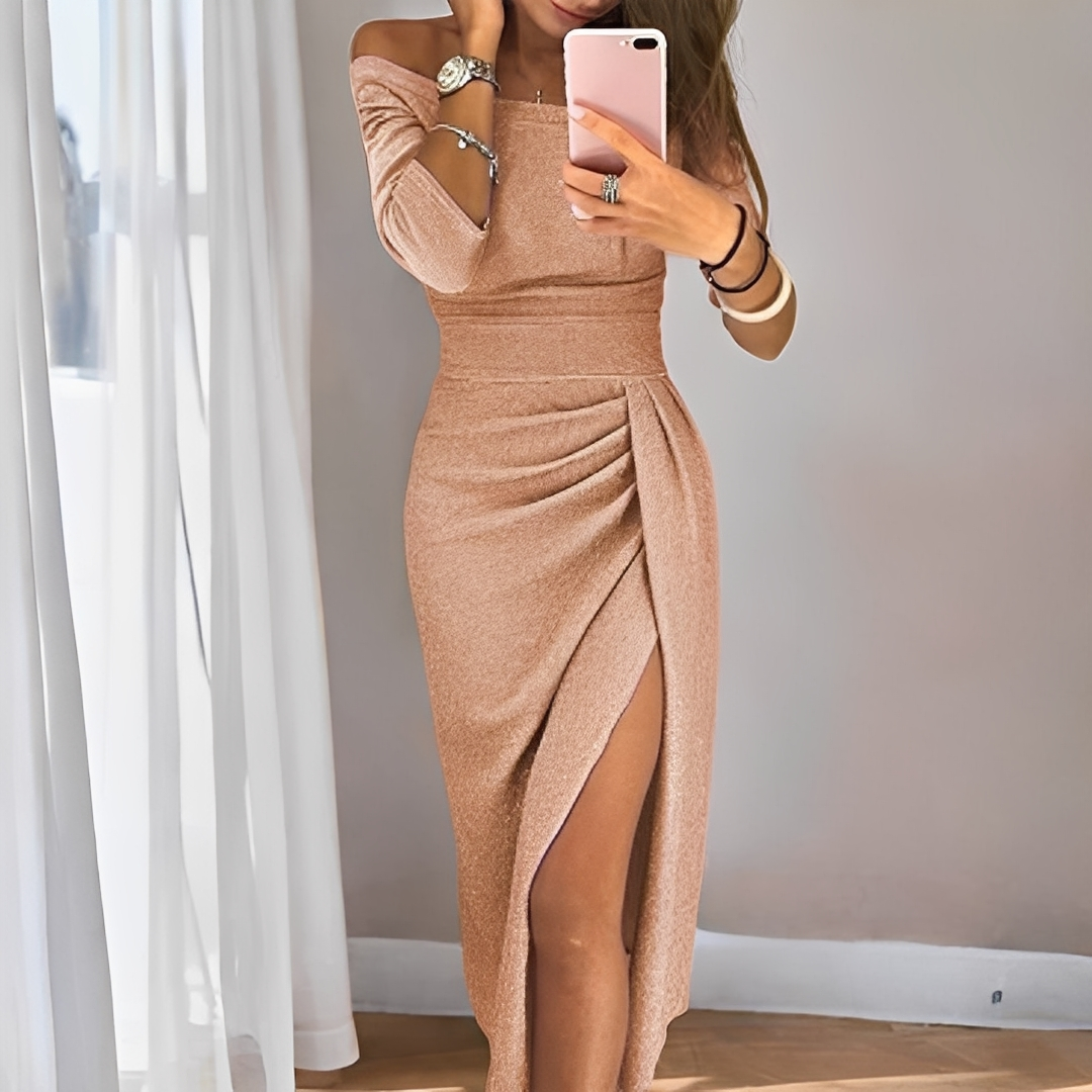 Babette - Robe chic et élégante avec fente pour femmes
