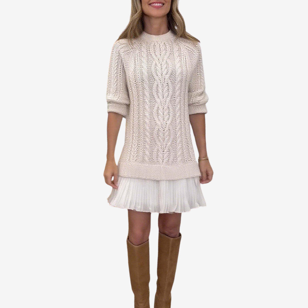 Chiara - Robe en Maille Col Rond