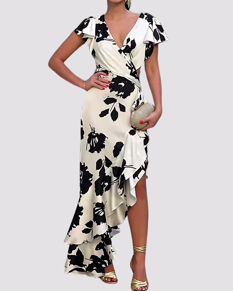 Zinnia - Robe Midi Fleurie
