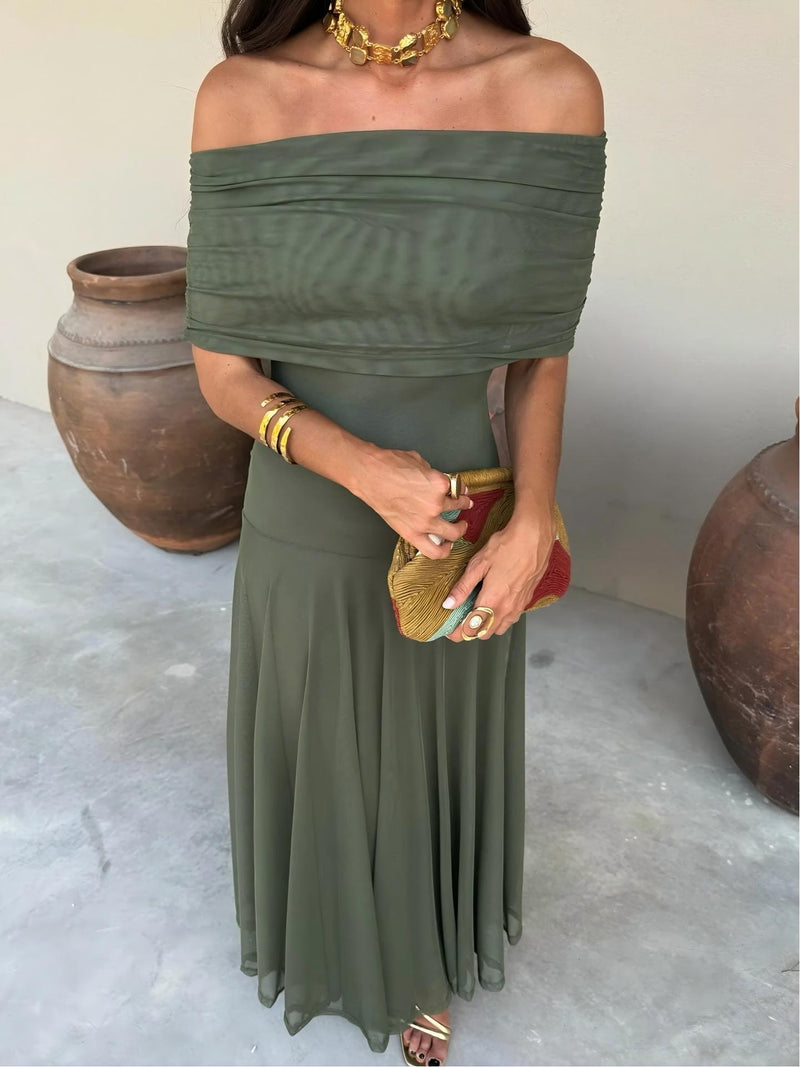 Camila | Robe Maxi en Maille Élégante