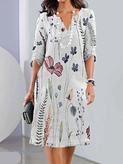 ELEANOR | ROBE FLORALE À NIVEAUX