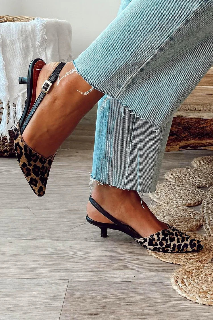 EMILY – TALONS SLINGBACK STYLE CHIC SAUVAGE
