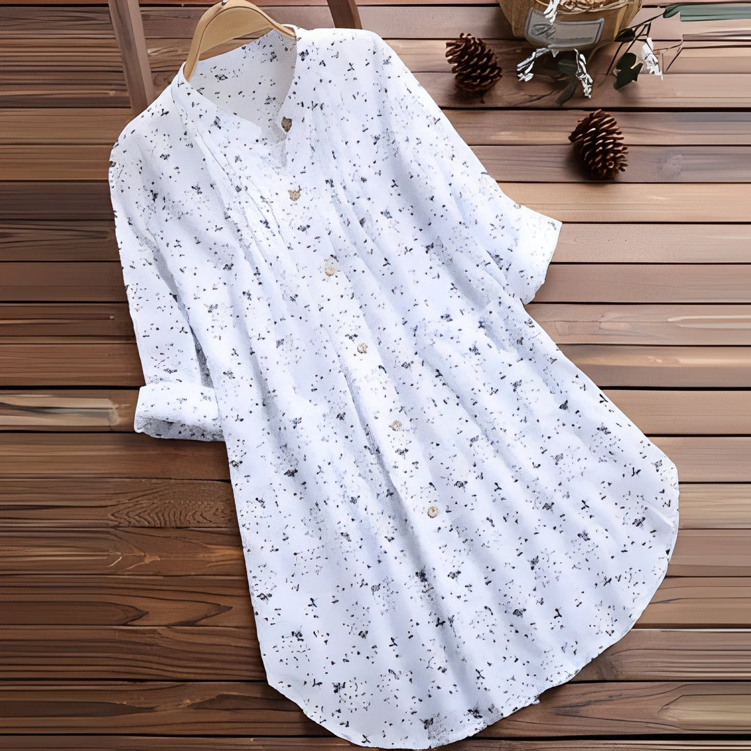 Amie - Robe ample et fluide avec fleurs pour femmes