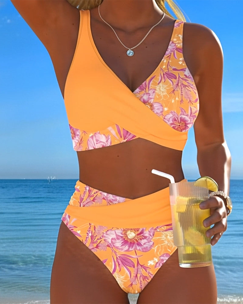 Bikini avec Imprimé Floral, Sexy