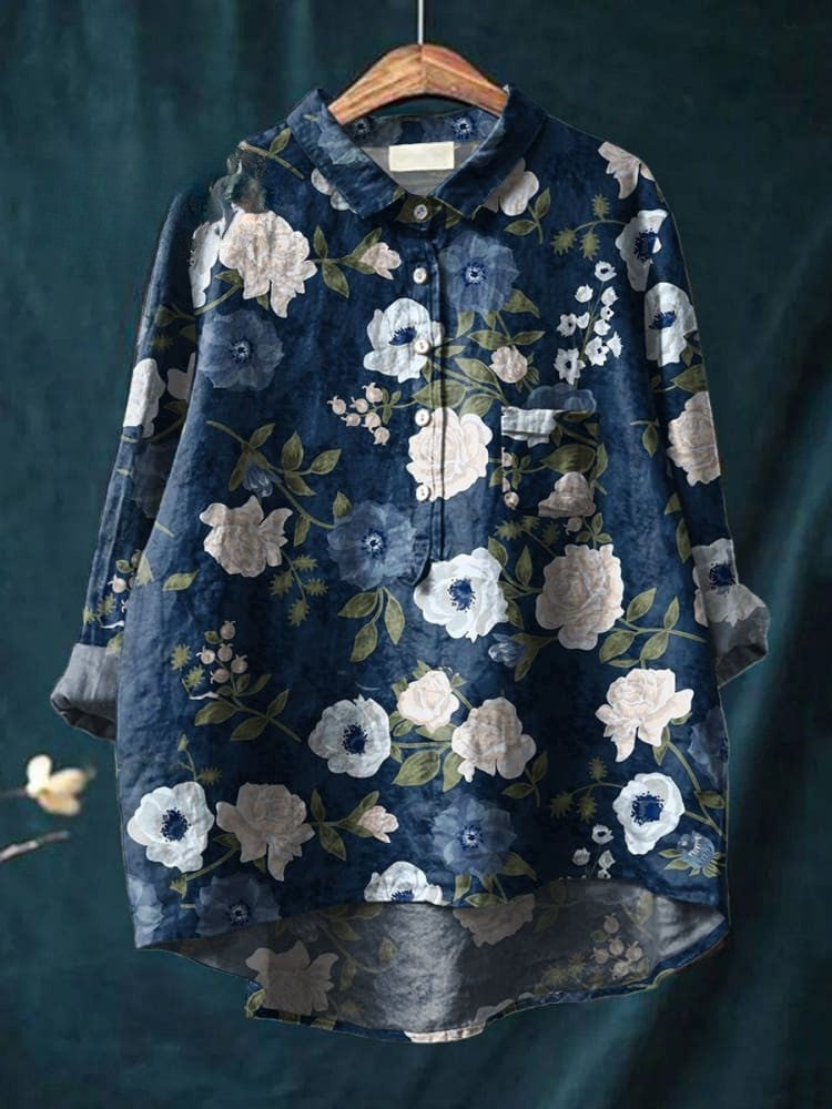Charlotte | Chemise Florale Élégante
