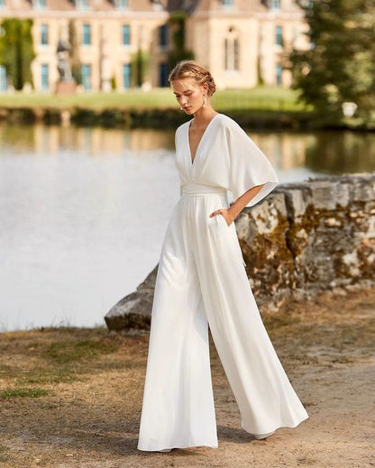 Melanie | Combinaison ample avec jambes larges