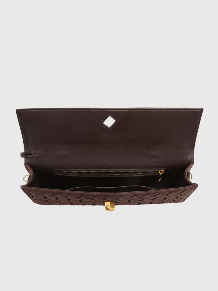Cerise | Pochette en Suède Intrecciato de Luxe