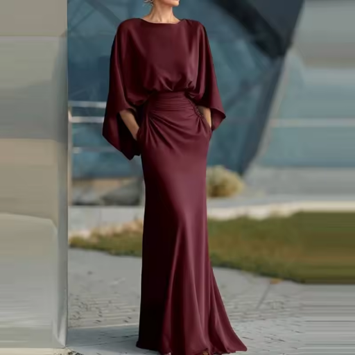 Claudia | Robe élégante sans manches avec décolleté en V