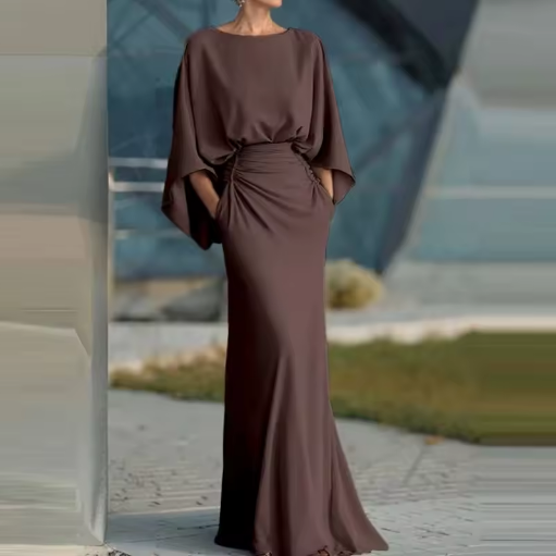 Claudia | Robe élégante sans manches avec décolleté en V