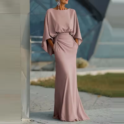 Claudia | Robe élégante sans manches avec décolleté en V