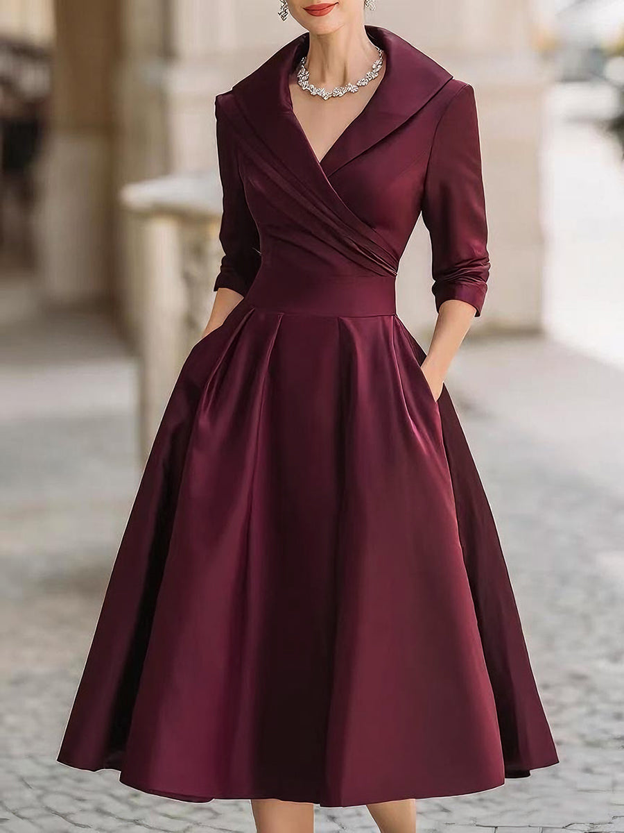 Lea™ - Robe Midi Élégante
