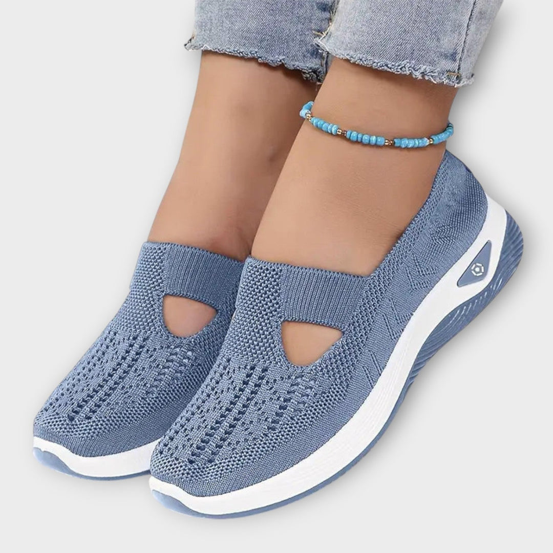 Baskets slip-on en maille confort