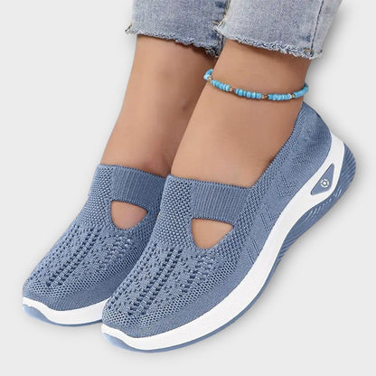 Baskets slip-on en maille confort